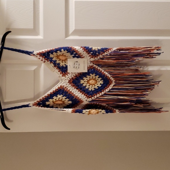 Rebellion Tops - Rebellion Crotched Summer Top. NWT